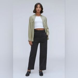 Everlane Organic Wide-Leg Womens Pants Jeans